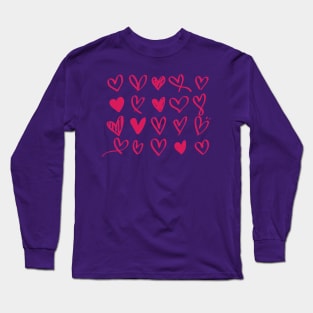 Love Heart Gift for Valentine Day Long Sleeve T-Shirt